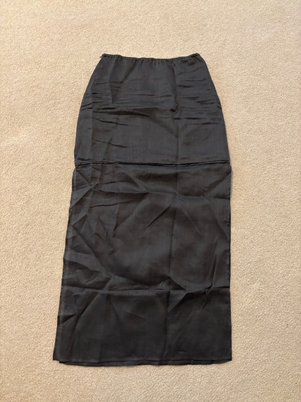 DISSH Kai Petrol Ramie Midi Skirt Size 4 - Picture 15 of 16